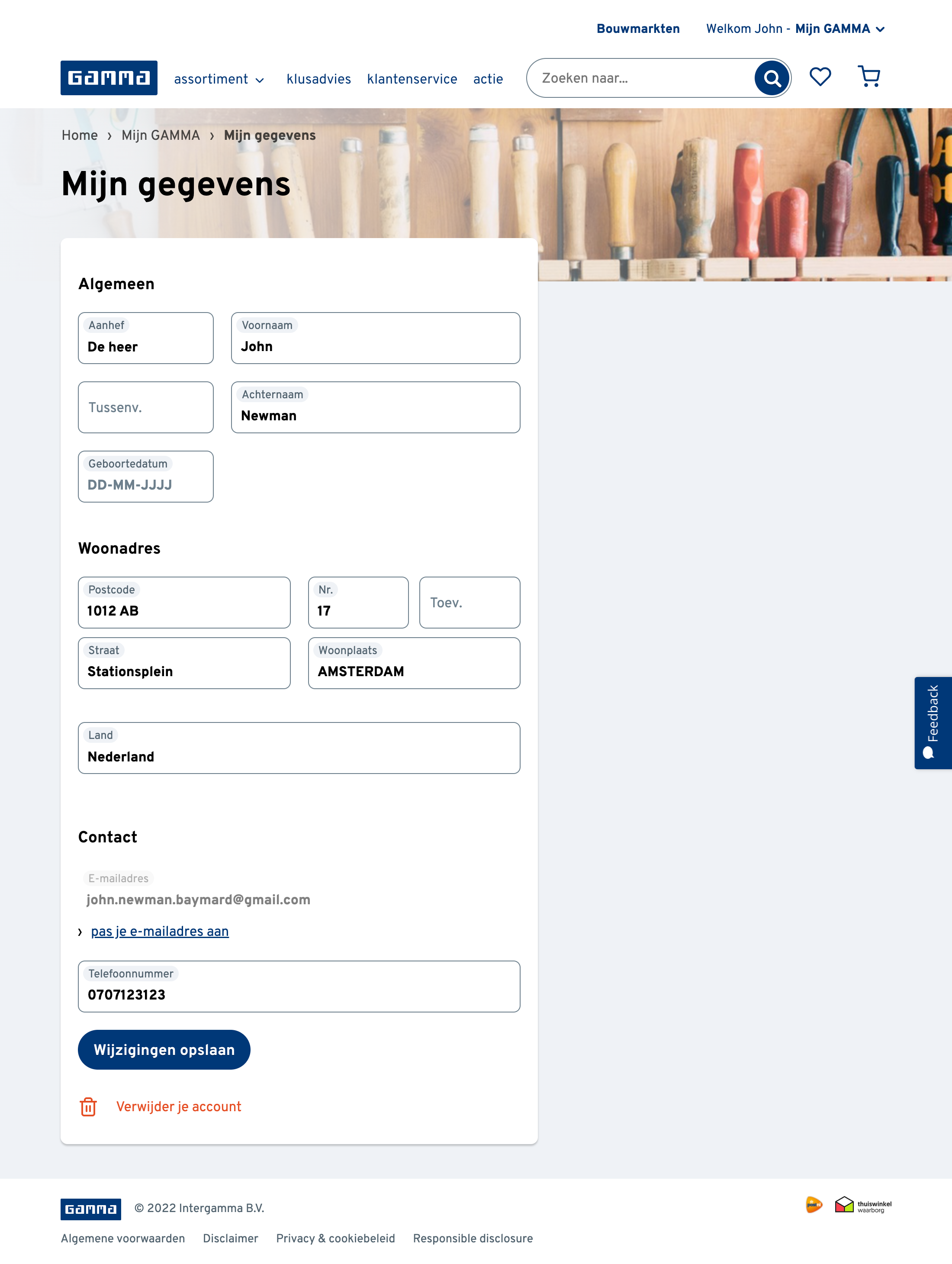 Gamma’s Address Book 268 of 428 Address Book Examples Baymard Institute